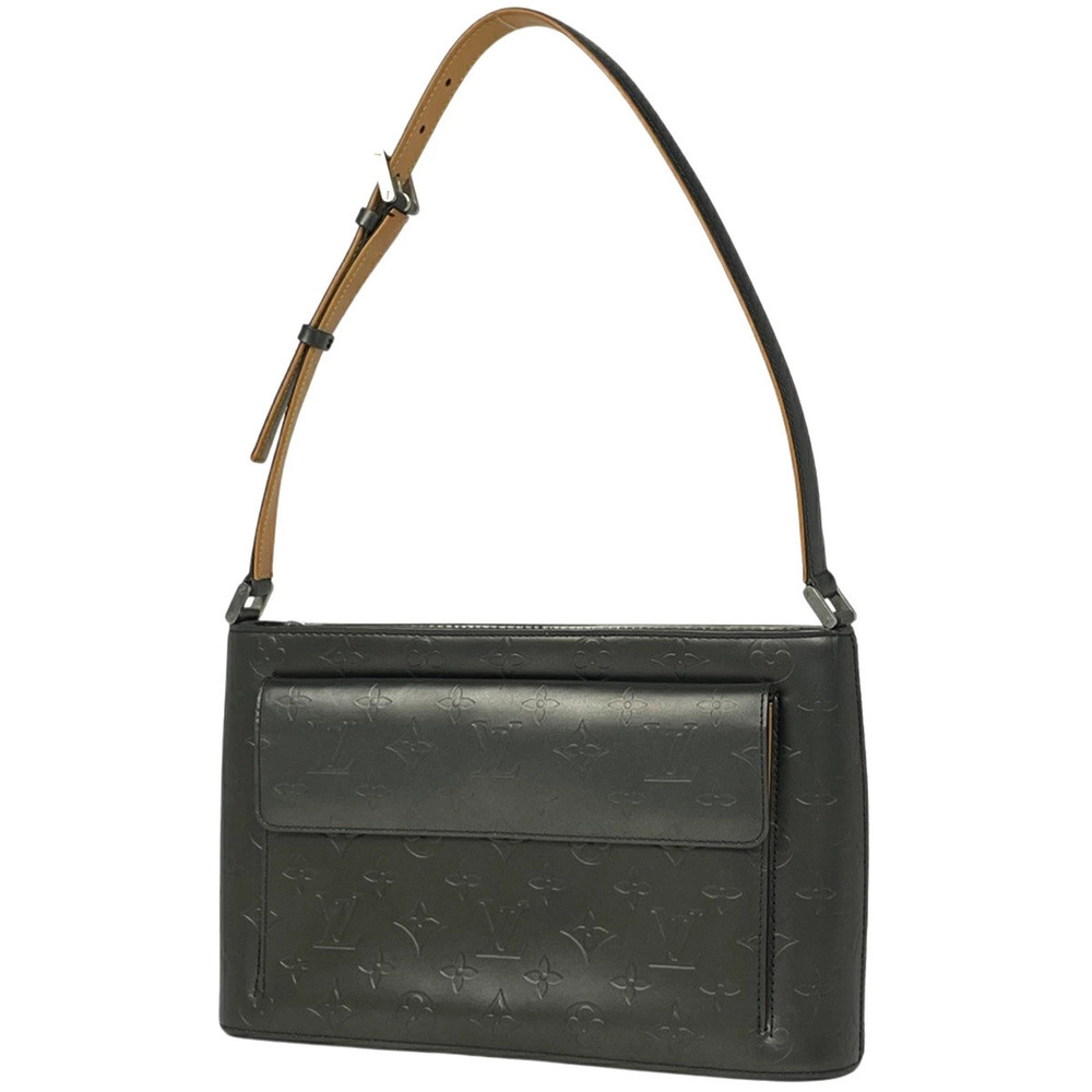 Louis Vuitton Alston Shoulder Bag Monogram Mat Noir Black